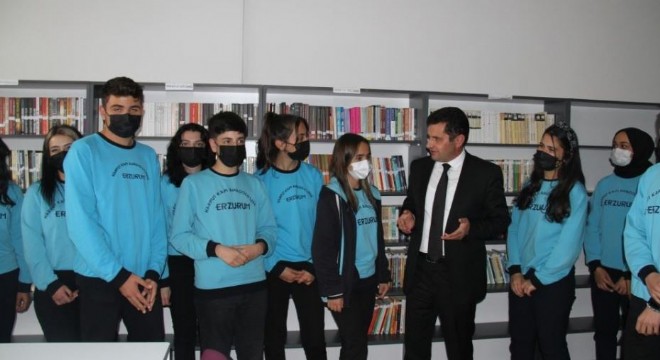 Erzurum’da kütüphanesiz okul kalmayacak