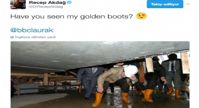  Have you seen my golden boots? 