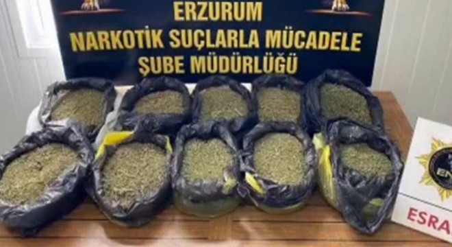 10 kilo 50 gram uyuşturucu ile yakalandı