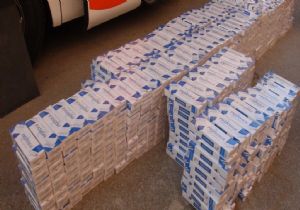 19 bin paket kaçak sigara ele geçirildi