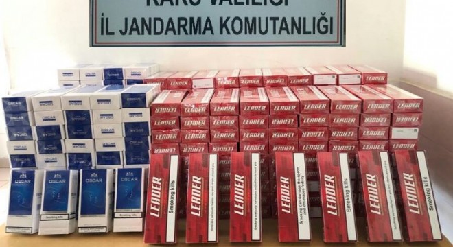 2 bin 800 paket kaçak sigara ele geçirildi