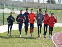 Milli atletler Erzurum Kampında