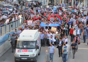 AGD den İsrail ve Çin e protesto yürüyüşü