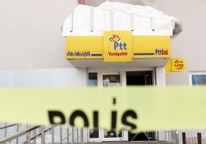 Yenişehir postanesinde soygun girişimi
