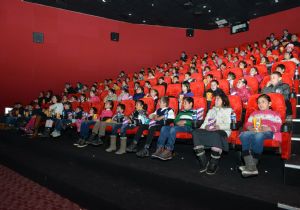 Bin 500 öğrenci sinemayla tanıştı