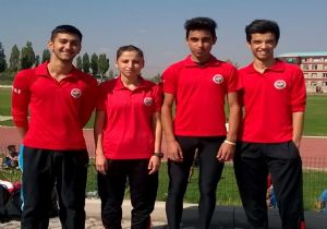 Adanalı atletler Erzurum kampında