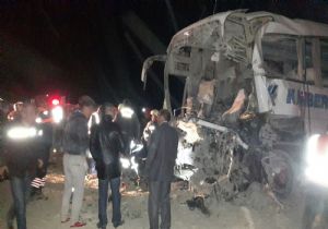 Aşkale’de otobüs kazası: 3 ölü
