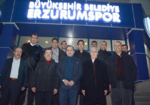 Erzurumspor yönetimine moral destek