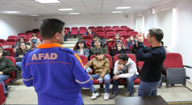 AFAD dan engelli öğrencilere deprem eğitimi
