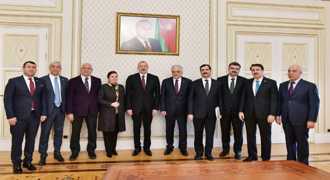 Aliyev, TBMM Dostluk Grubu’nu kabul etti