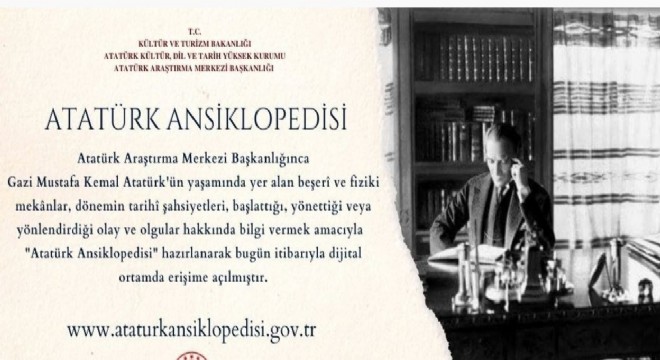 Atatürk Ansiklopedisi erişime açıldı