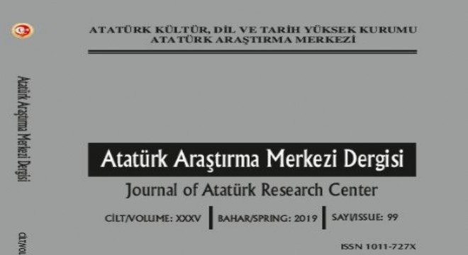 Atatürk Araştırma Merkezi Dergisi  99. sayısında