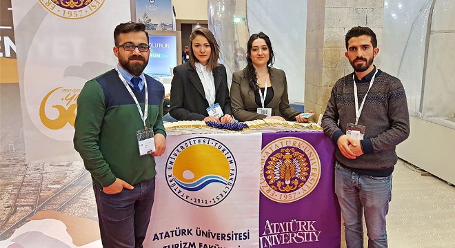 Atatürk Üniversitesi standı yoğun ilgi gördü