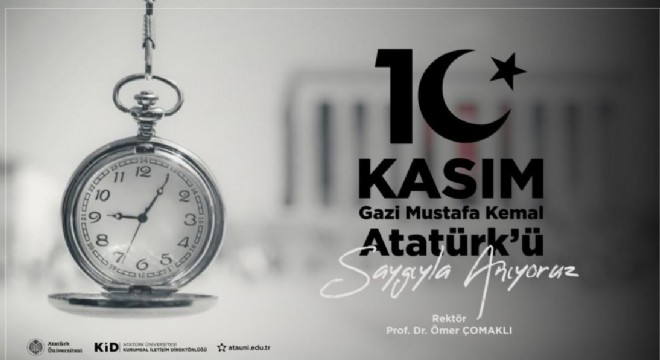 ‘Atatürk'ü saygı, minnet ve rahmetle anıyoruz'