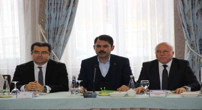 Çevre ve Şehircilik Bakanı Kurum Erzurum’daydı