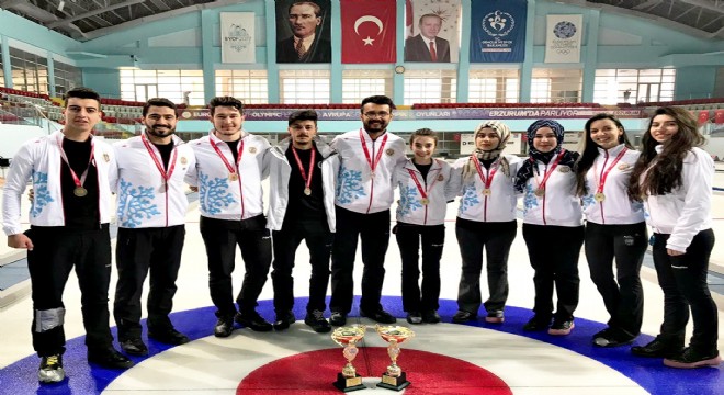 Curlingde Atatürk Üniversitesi farkı