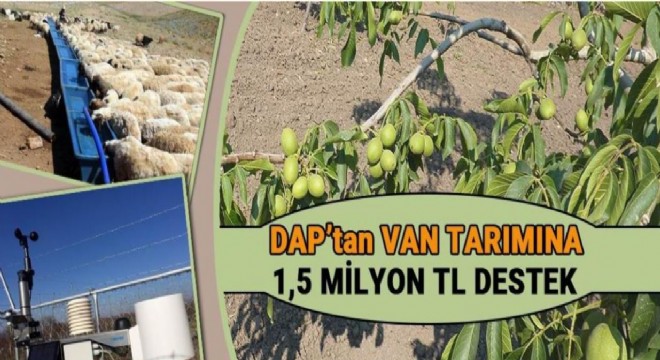 DAP İdaresinden tarımsal projelere destek