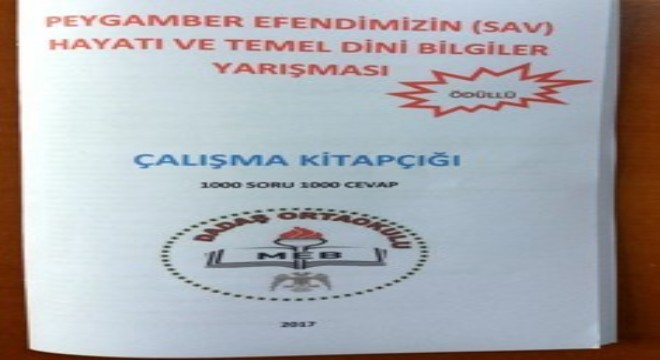 Dadaşköy’de ödüllü ‘Siyer-i Nebi Yarışması’