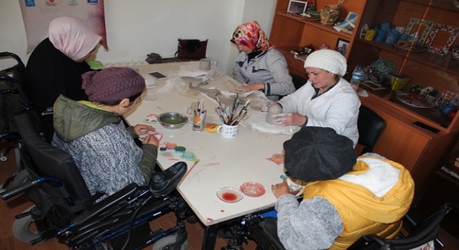 Engelliler Erzurum’u işliyor