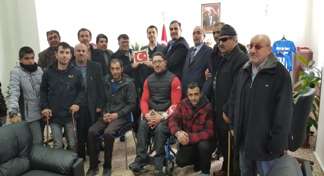 Engelliler Meclisinden Erzurumspor’a destek