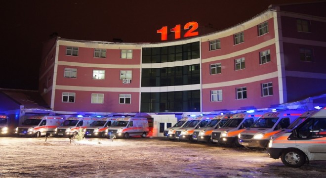 Erzurum 112 acil sağlık ekipleri şifa dağıtıyor