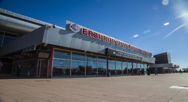 Erzurum Havalimanı 122 bin 438 yolcuyu ağırladı