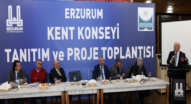 Erzurum Kent Konseyi’nden proje toplantısı