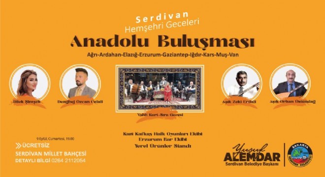 Erzurum Serdivan da tanıtılacak
