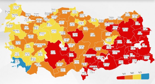 Erzurum aşı oranında 7'inci sırada