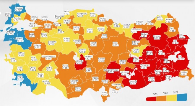 Erzurum aşıda turuncu kategoriye yükseldi