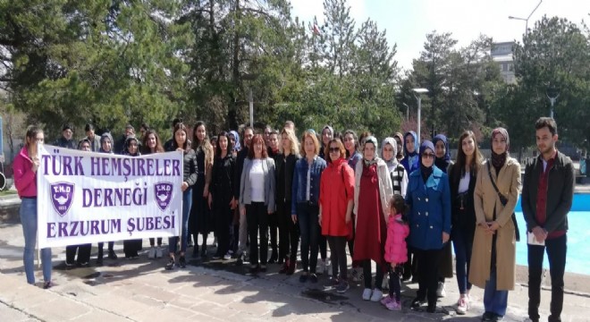 Erzurum’da Hemşireler Günü kutlaması