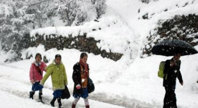 Erzurum’da kar yağışı sürecek