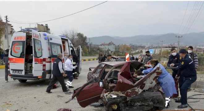 Erzurum’da trafik kazaları 3 ocağı söndürdü