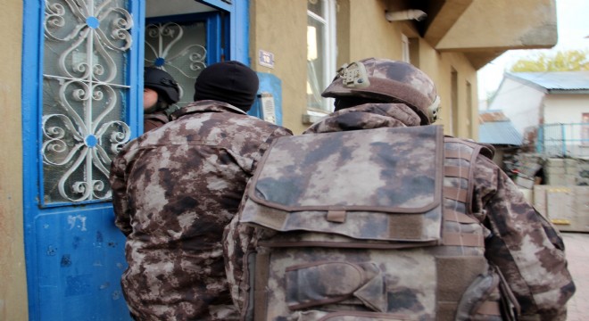 Erzurum da uyuşturucu tacirlerine operasyon