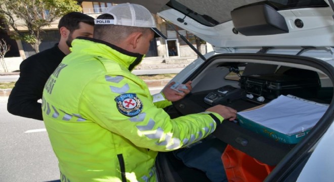 Erzurum haftalık trafik denetim verileri açıklandı