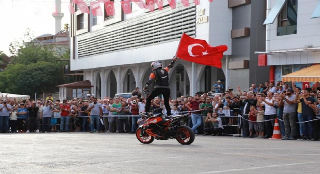 Erzurumlu motosiklet tutkunları festivalde buluştu