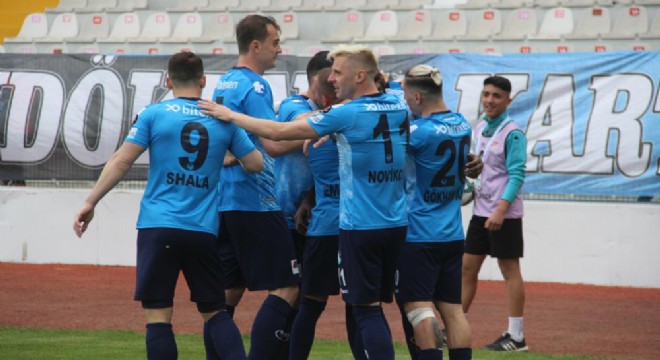 Erzurumspor 2-0 öne geçtiği maçtan 1 puan aldı
