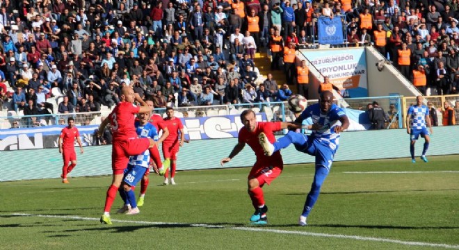 Erzurumspor 6 puanlık maçtan 1 puan aldı