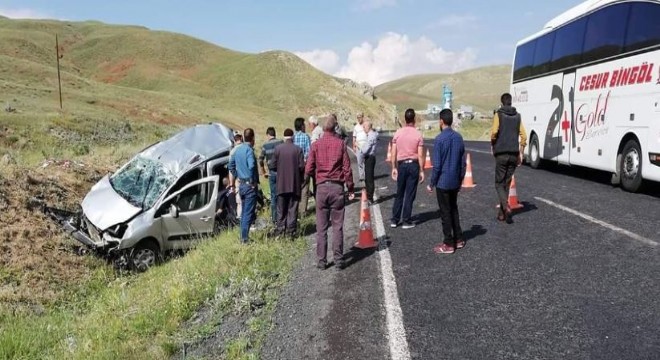 Horasan Aktaş yolunda trafik kazası: 1 ölü