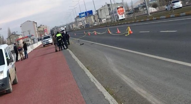 Horasan da trafik kazası: 1 ölü