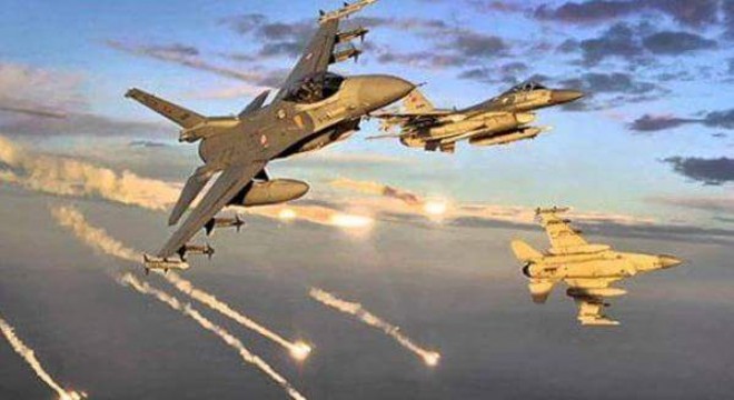 K. Irak a hava harekatı: 14 terörist öldürüldü