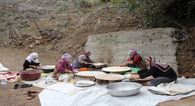 Köy kadınlarından kış seferberliği