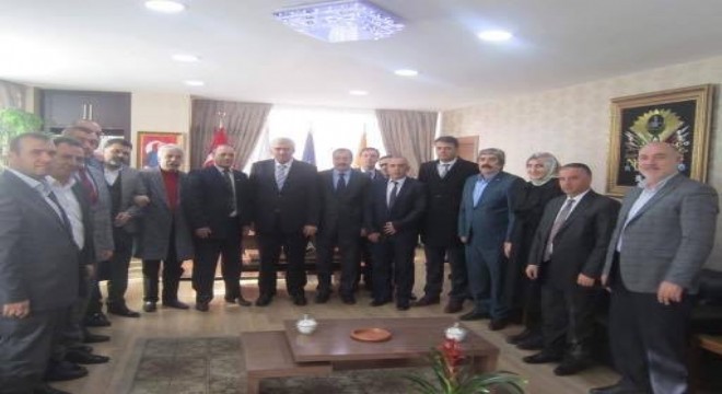 MHP den AK Parti İl Başkanı Öz e ziyaret