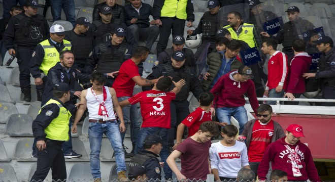 MKE Ankaragücü - Boluspor maçında olaylar çıktı