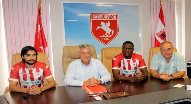 Samsunspor yeni transferlerini tanıttı