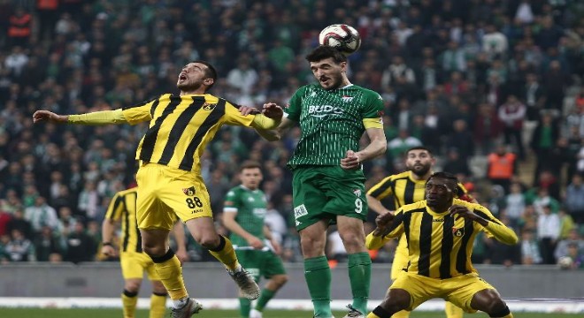 TFF 1. Lig: Bursaspor: 1 - İstanbulspor: 1