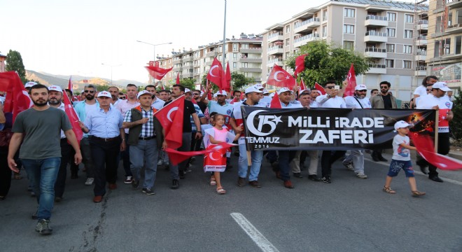 Tunceli’de 15 Temmuz Demokrasi nöbeti