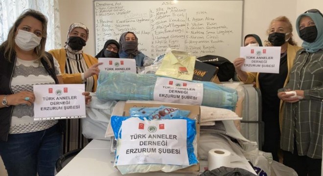 Türk Anneler Derneği’nden yangınzedelere yardım eli