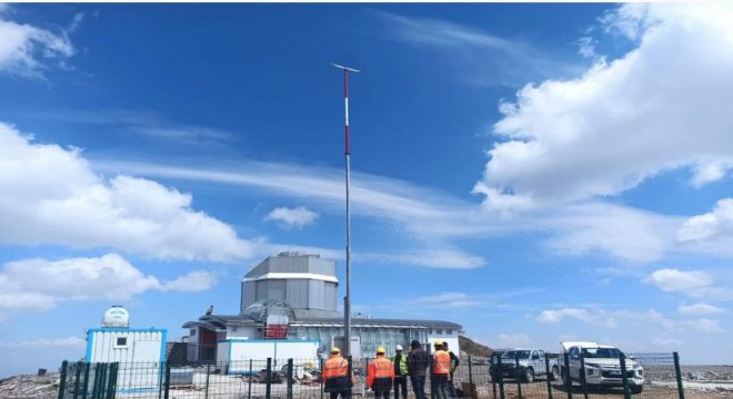Ülkenin en yüksek rakımlı gözlem istasyonu DAG’da