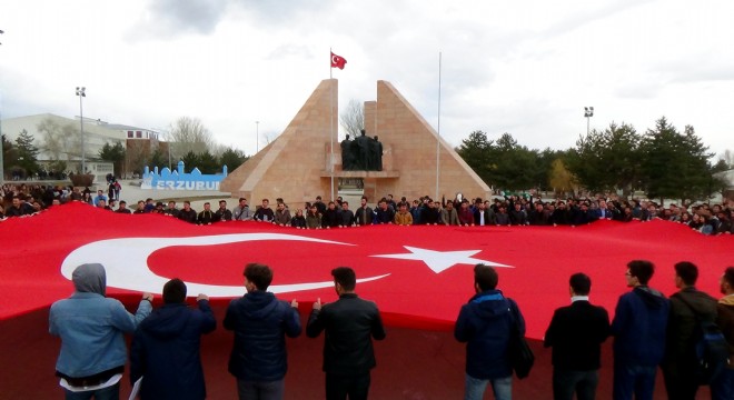 Üniversiteliler Afrin için yürüdü